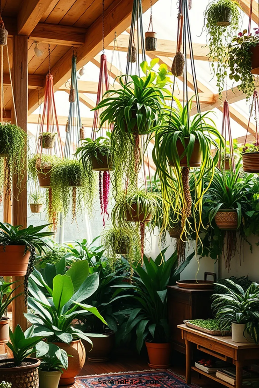 25 Essential Elements for a Bold Bright Bohemian Nursery Style 11 Hanging Plants for 25 Essential Elements for a Bold Bright Bohemian Nursery Style