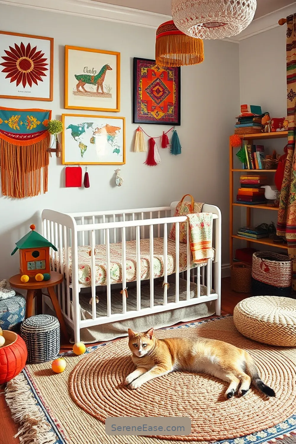 25 Essential Elements for a Bold Bright Bohemian Nursery Style 22 Personalized Touches for 25 Essential Elements for a Bold Bright Bohemian Nursery Style