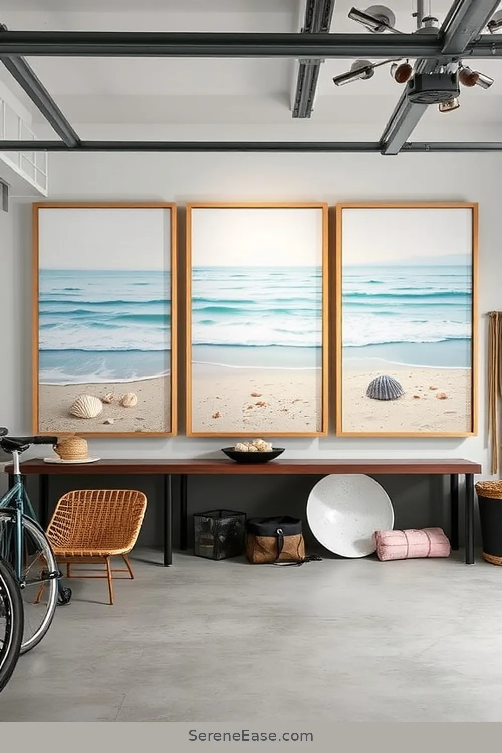 25 Monochromatic Coastal Style Ideas for Your Garage 8 Coastal Artwork to Inspire Relaxation for 25 Monochromatic Coastal Style Ideas for Your Garage