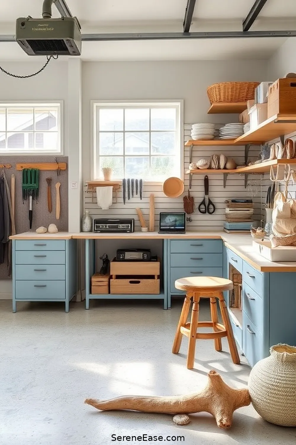 25 Monochromatic Coastal Style Ideas for Your Garage 19 Functional Workspaces With a Coastal Flair for 25 Monochromatic Coastal Style Ideas for Your Garage