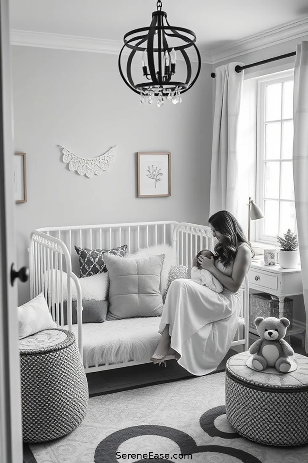 25 Must-Have Elements for a Black and White Modern Farmhouse Style Nursery 18 Neutral Color Palette for 25 Must-Have Elements for a Black and White Modern Farmhouse Style Nursery