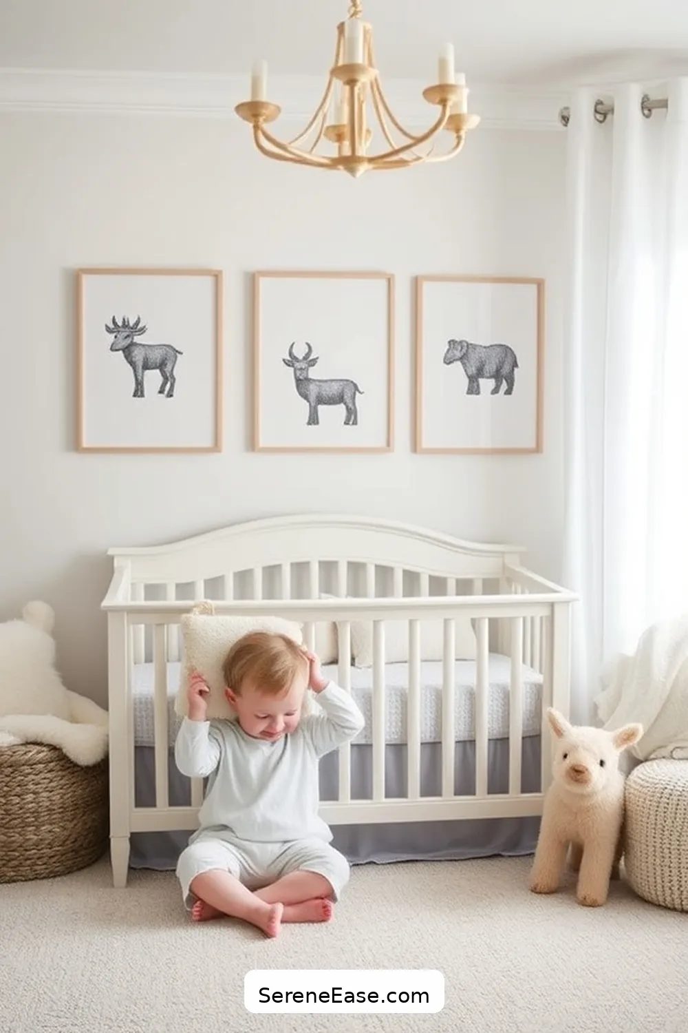25 Must-Have Elements for a Black and White Modern Farmhouse Style Nursery 8 Wall Art With Farmhouse Motifs for 25 Must-Have Elements for a Black and White Modern Farmhouse Style Nursery