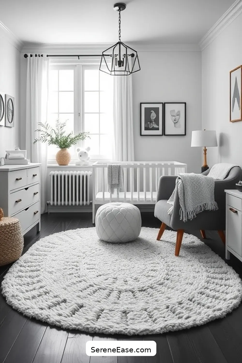 25 Must-Have Elements for a Black and White Modern Farmhouse Style Nursery 22 Washable Floor Mats for 25 Must-Have Elements for a Black and White Modern Farmhouse Style Nursery
