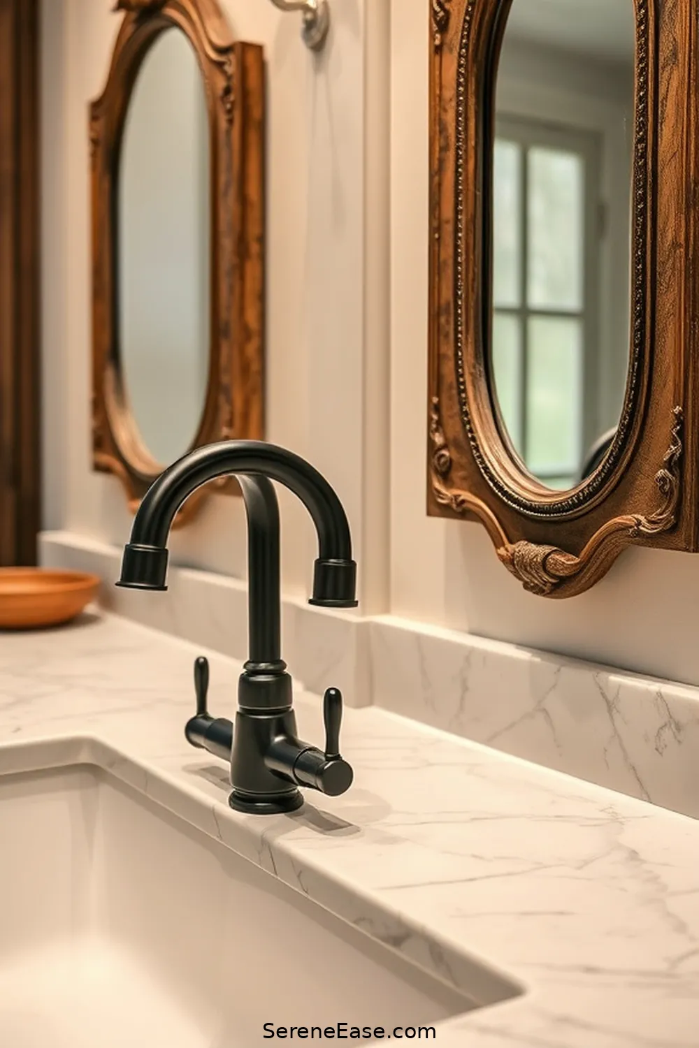 25 Stunning Black and White Bathroom Ideas in Modern Farmhouse Style 17 Elegant Black and White Faucets for 25 Stunning Black and White Bathroom Ideas in Modern Farmhouse Style