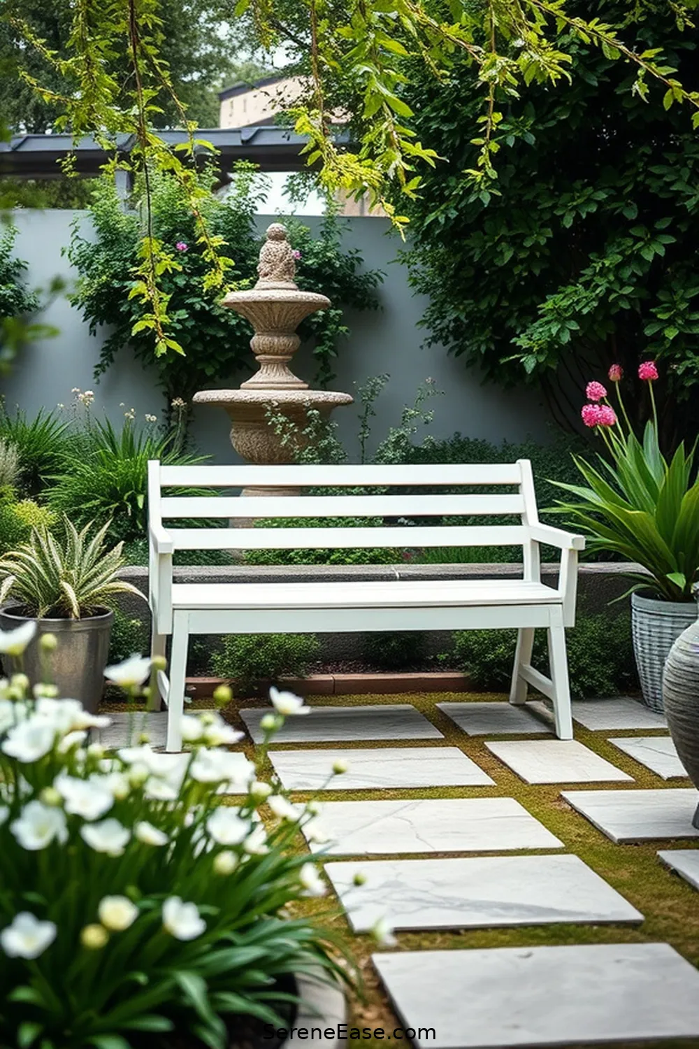 25 Stunning Black and White Scandinavian Outdoor Patio Ideas 21 Scandinavian-Inspired Garden Bench for 25 Stunning Black and White Scandinavian Outdoor Patio Ideas