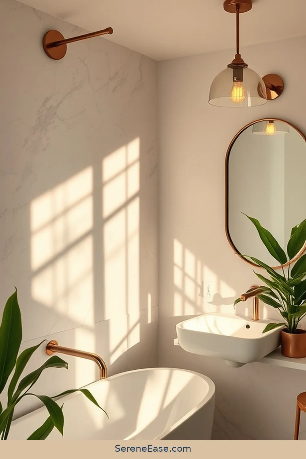 25 Stunning Metallic Accents for a Mid-Century Modern Bathroom 9 Metallic Light Fixtures for 25 Stunning Metallic Accents for a Mid-Century Modern Bathroom
