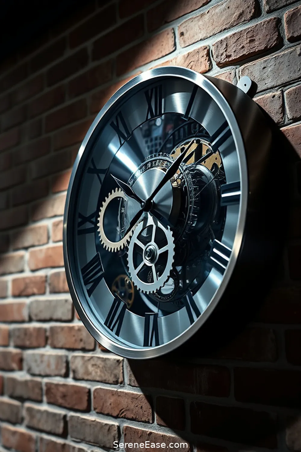 25 Stunning Metallic Accents to Elevate Industrial Dining Room Style 20 Metallic Wall Clocks for 25 Stunning Metallic Accents to Elevate Industrial Dining Room Style