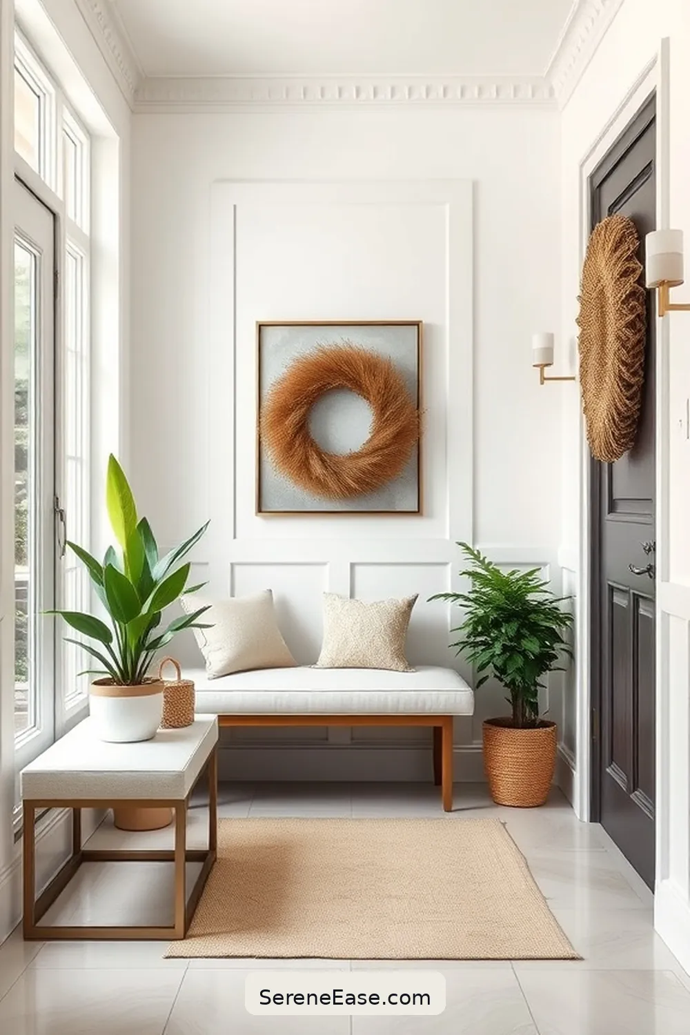 25 Ways to Achieve Monochromatic Minimalist Style in Your Entryway 12 Create a Cohesive Color Scheme for 25 Ways to Achieve Monochromatic Minimalist Style in Your Entryway