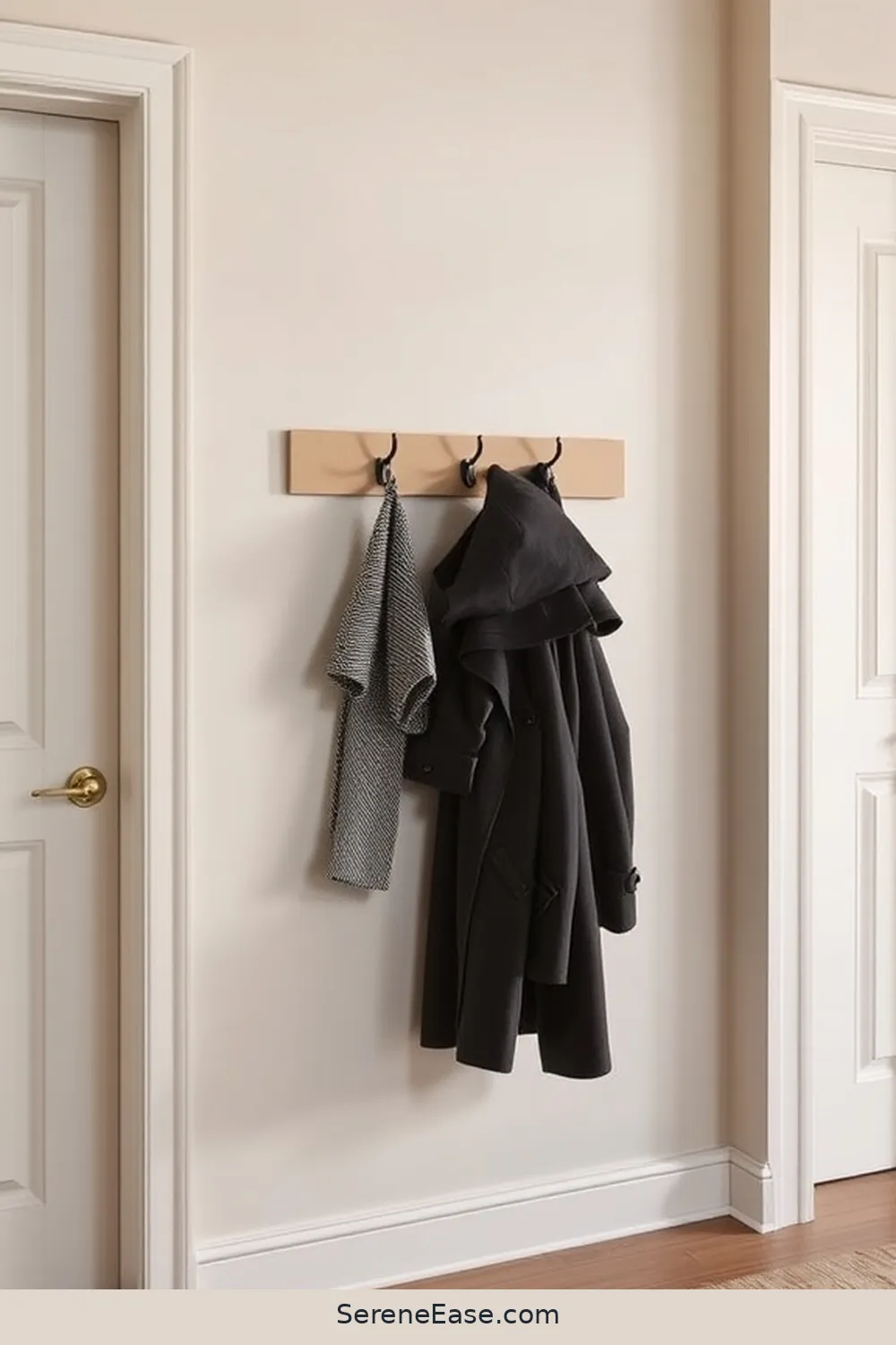 25 Ways to Achieve Monochromatic Minimalist Style in Your Entryway 21 Select Minimalist Coat Racks for 25 Ways to Achieve Monochromatic Minimalist Style in Your Entryway