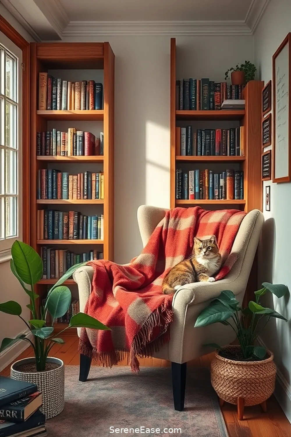 25 Ways to Achieve Monochromatic Rustic Style in Your Home Office 18 Create a Reading Nook for 25 Ways to Achieve Monochromatic Rustic Style in Your Home Office