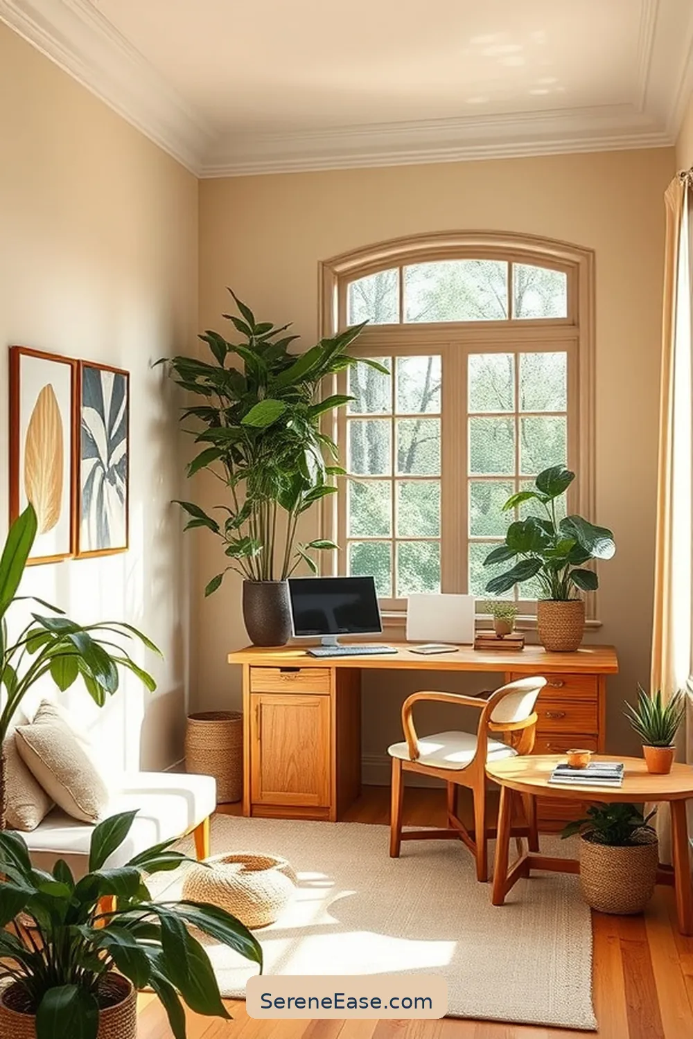 25 Ways to Achieve Monochromatic Rustic Style in Your Home Office 26 Curate a Calming Atmosphere for 25 Ways to Achieve Monochromatic Rustic Style in Your Home Office