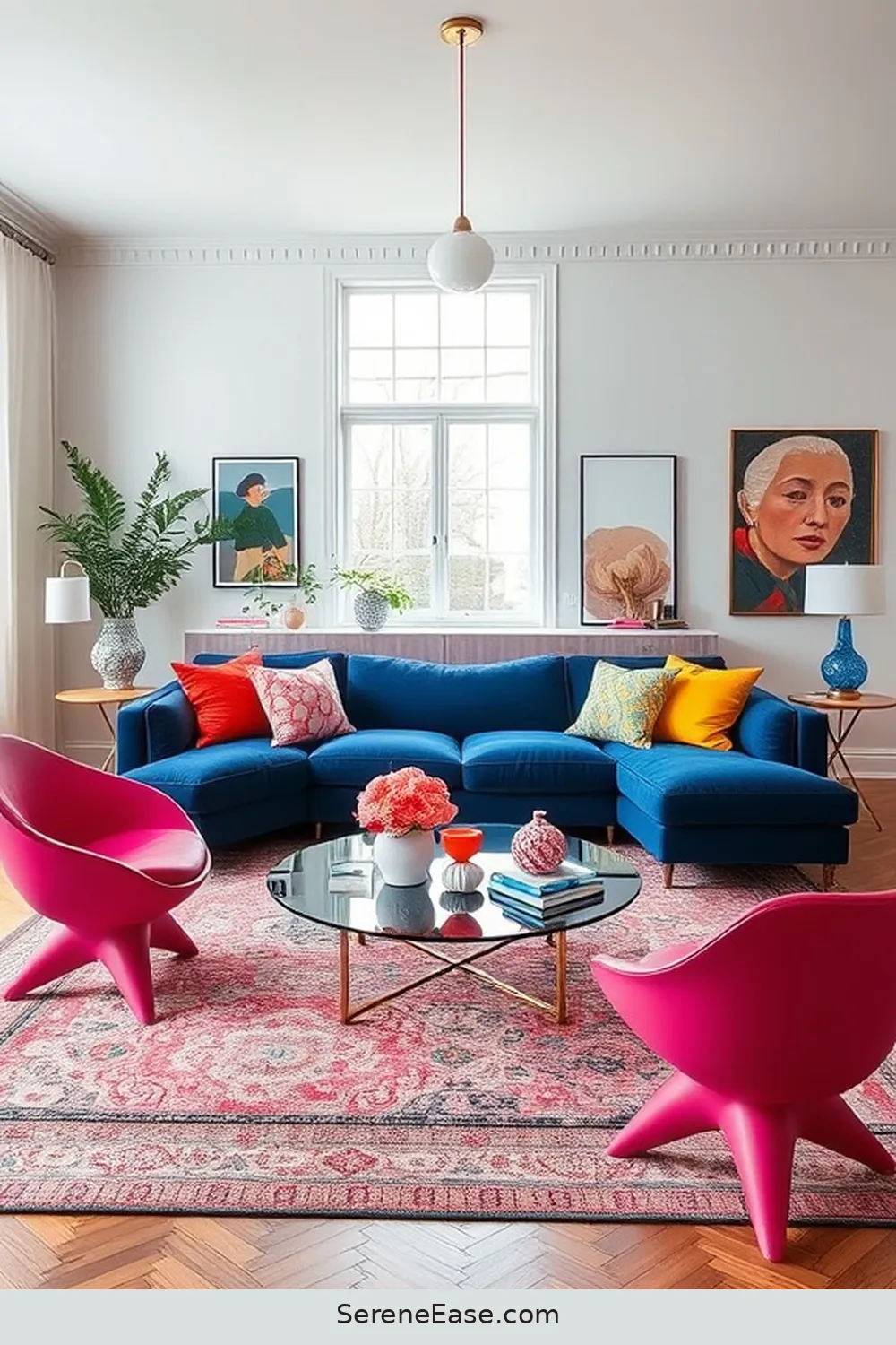 25 Ways to Achieve a Bold and Bright Scandinavian Style Living Room 5 Choose Statement Furniture for 25 Ways to Achieve a Bold and Bright Scandinavian Style Living Room