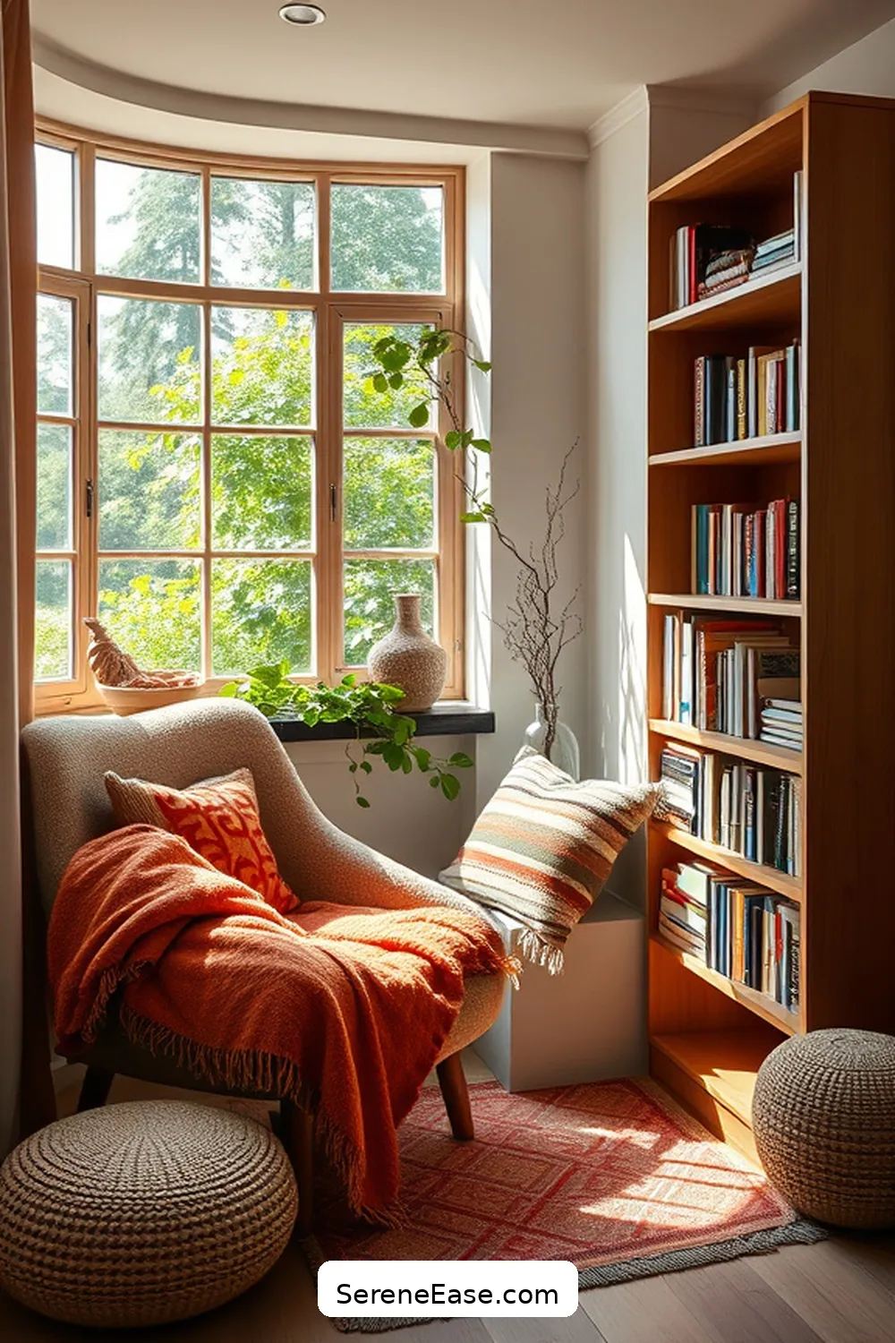 25 Ways to Achieve a Bold and Bright Scandinavian Style Living Room 21 Design a Cozy Reading Nook for 25 Ways to Achieve a Bold and Bright Scandinavian Style Living Room