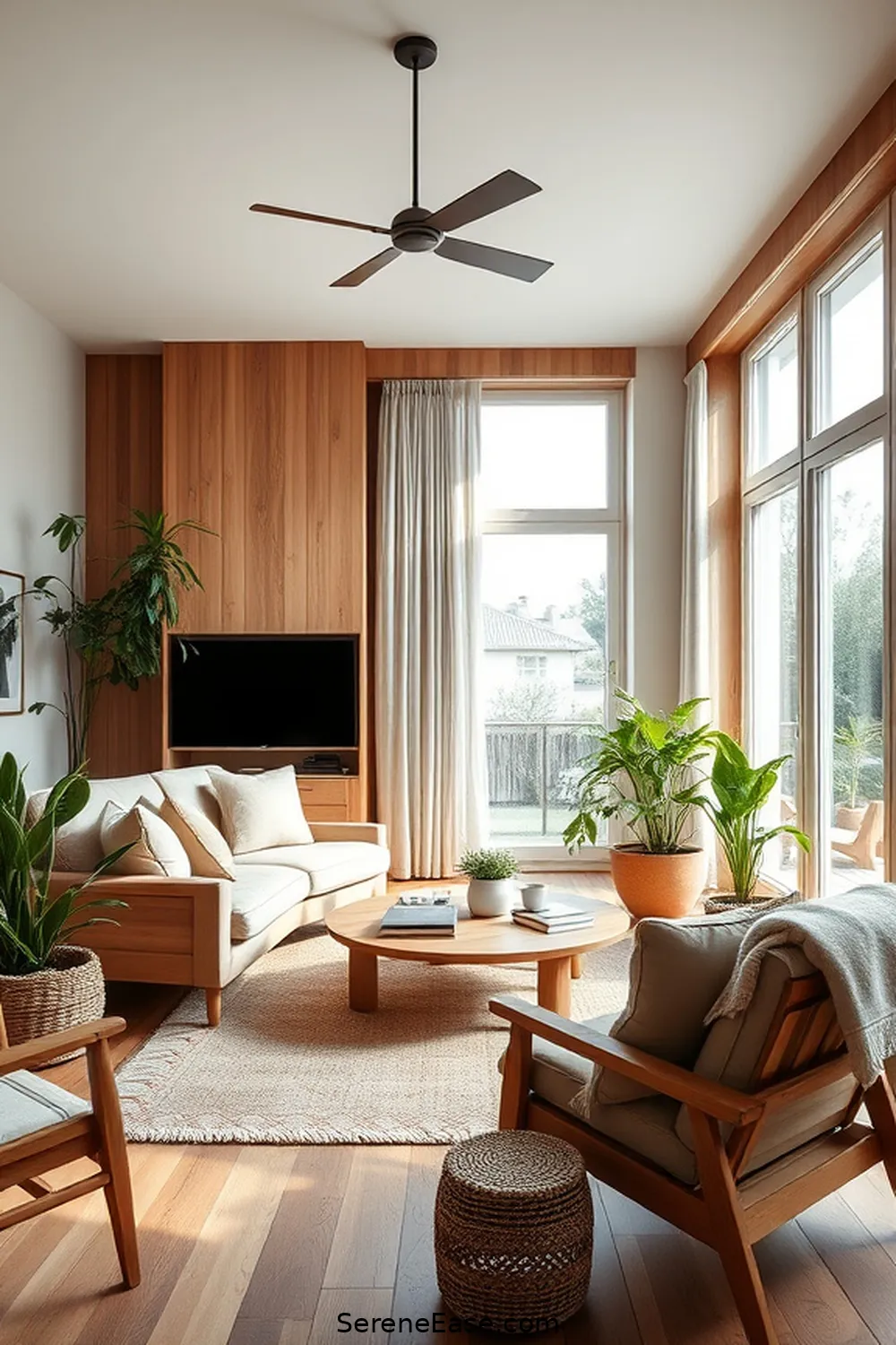 25 Ways to Achieve a Bold and Bright Scandinavian Style Living Room 4 Incorporate Natural Materials for 25 Ways to Achieve a Bold and Bright Scandinavian Style Living Room