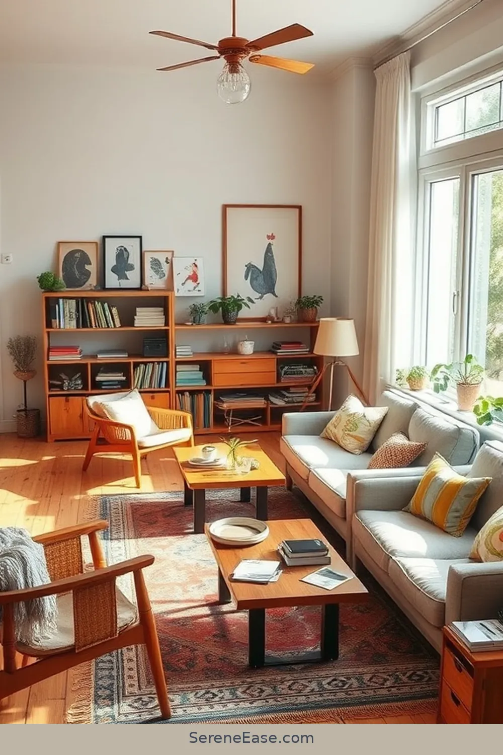 25 Ways to Achieve a Bold and Bright Scandinavian Style Living Room 18 Incorporate Vintage Finds for 25 Ways to Achieve a Bold and Bright Scandinavian Style Living Room