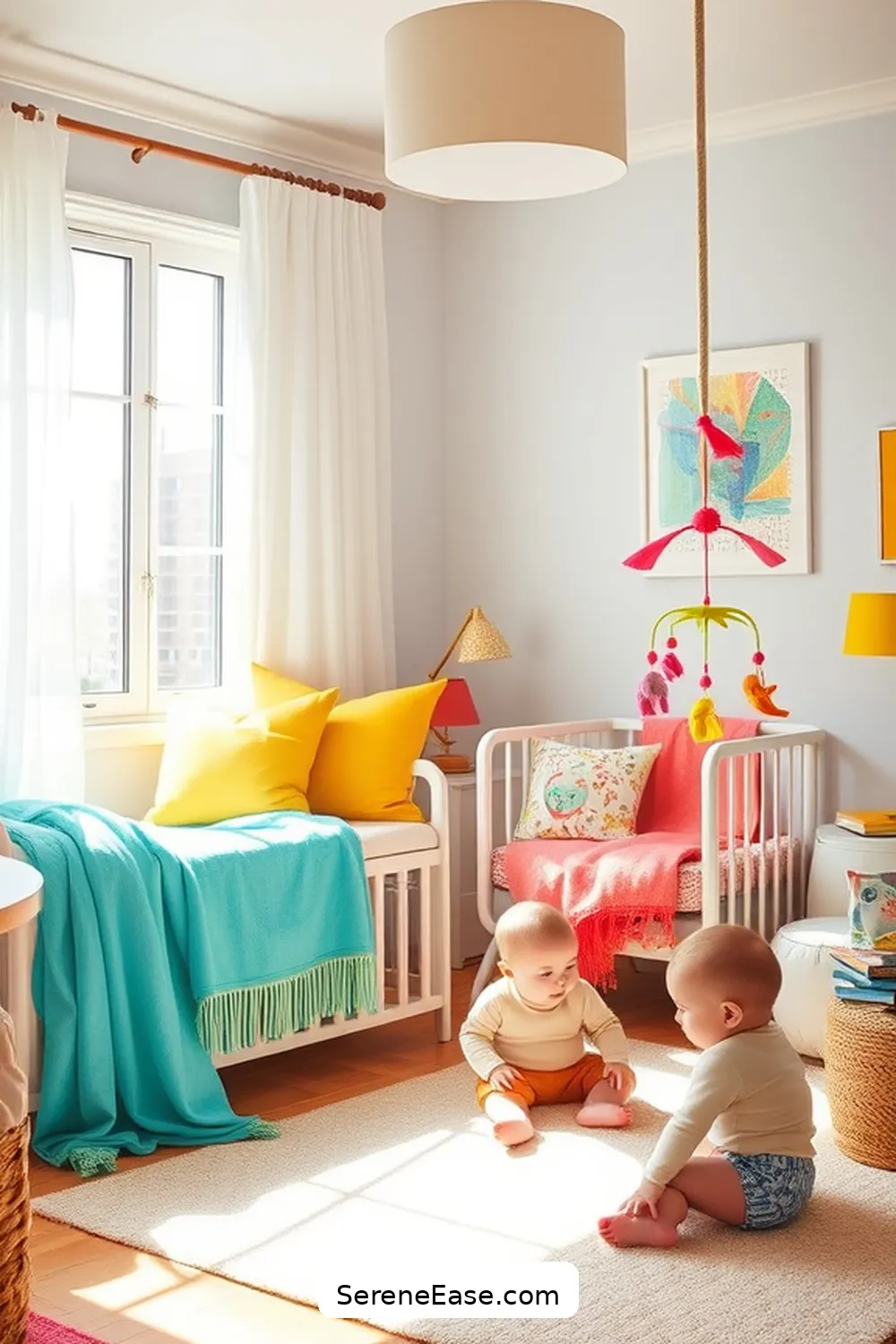 25 Ways to Incorporate Bold Colors Into a Bright Minimalist Nursery Style 16 Add a Pop of Color With Accessories for 25 Ways to Incorporate Bold Colors Into a Bright Minimalist Nursery Style