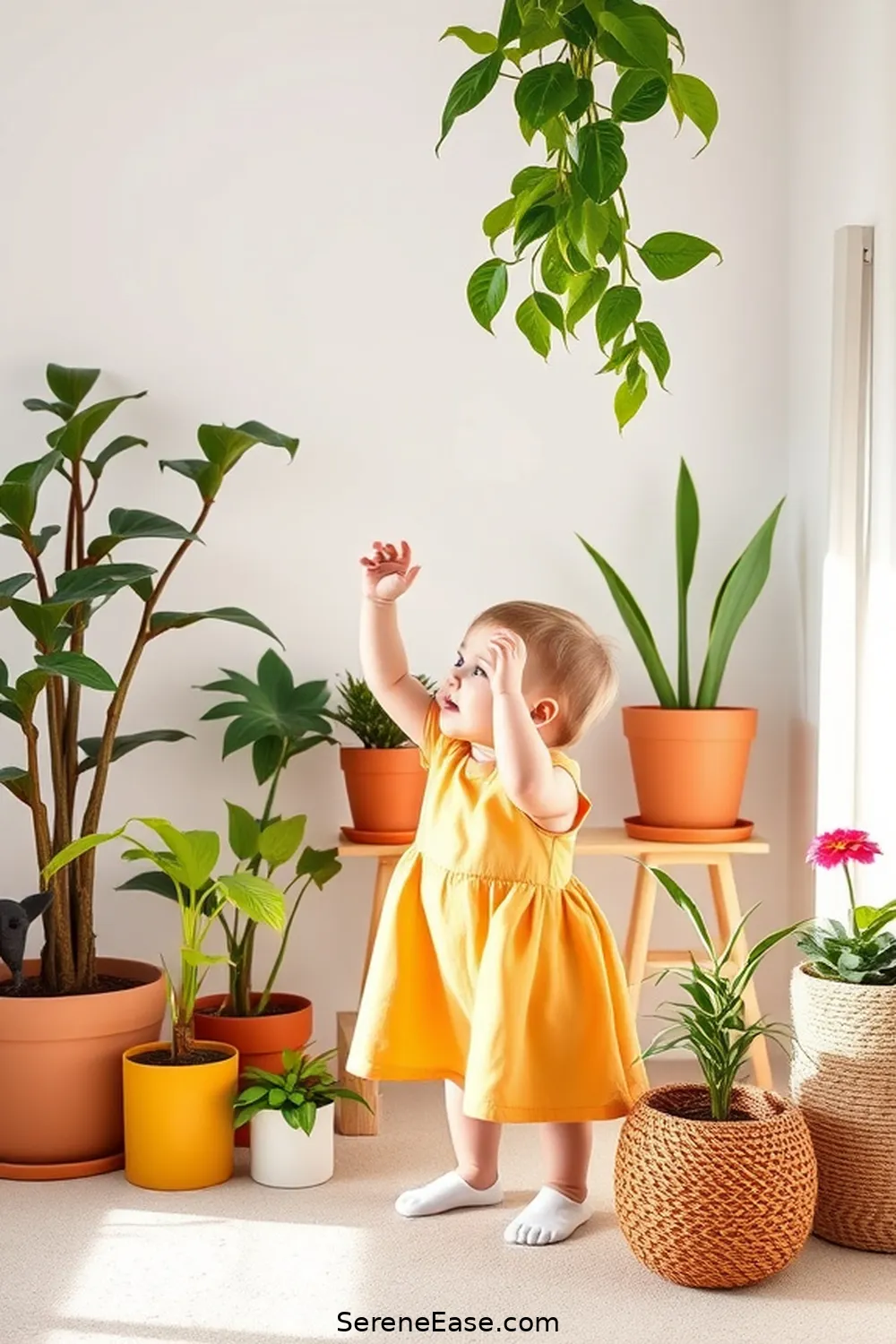 25 Ways to Incorporate Bold Colors Into a Bright Minimalist Nursery Style 26 Add a Splash of Color With Plants for 25 Ways to Incorporate Bold Colors Into a Bright Minimalist Nursery Style