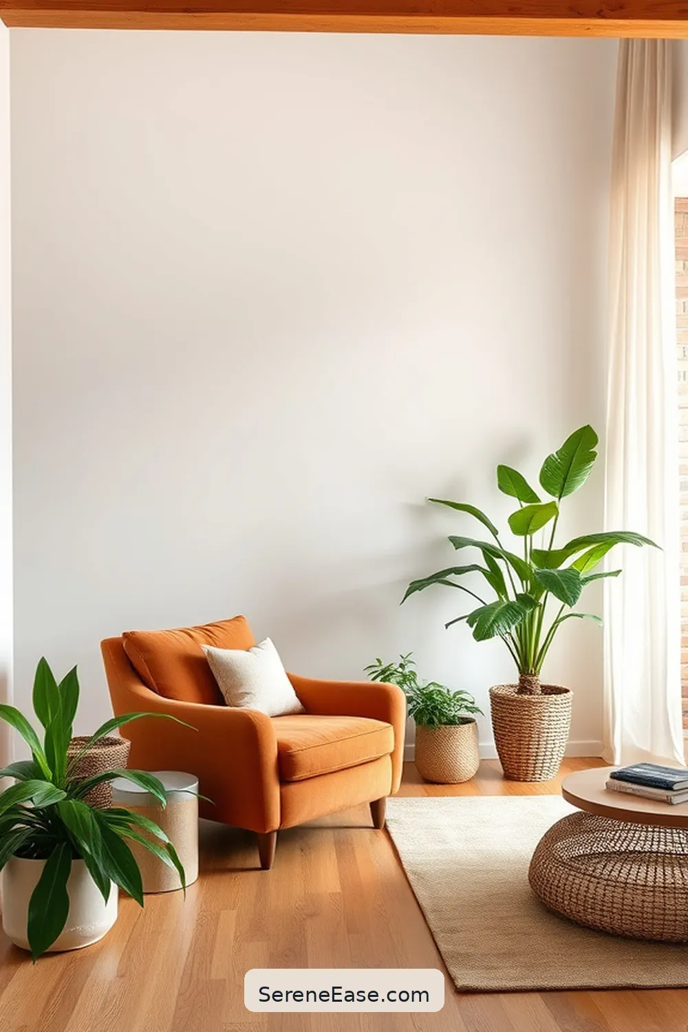Add a Statement Piece in a Rich Earth Tone for 25 Ways to Incorporate Earth Tones in Minimalist Living Room Style