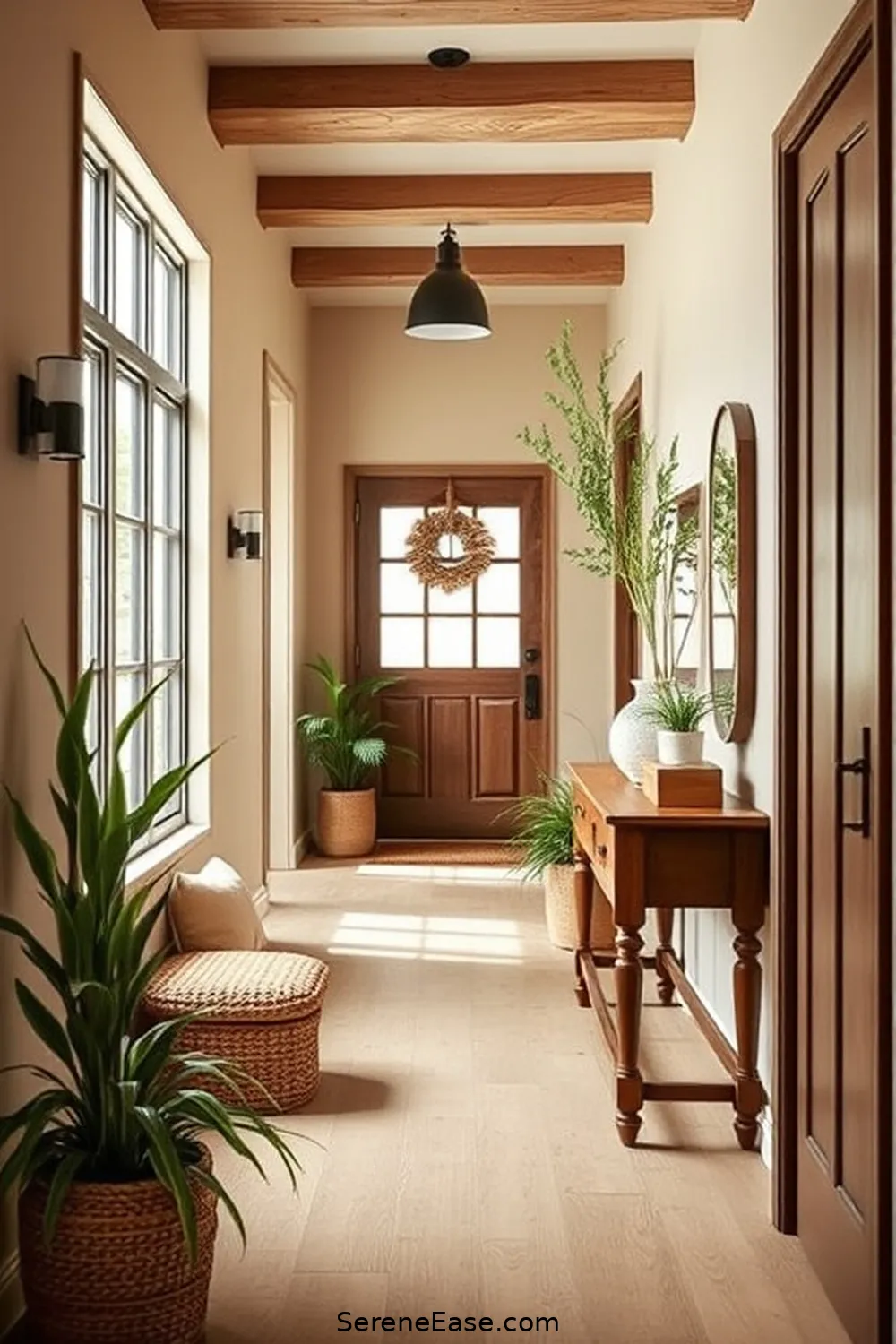 25 Ways to Incorporate Earth Tones in Modern Farmhouse Hallway Style 21 Implement a Neutral Color Palette for 25 Ways to Incorporate Earth Tones in Modern Farmhouse Hallway Style