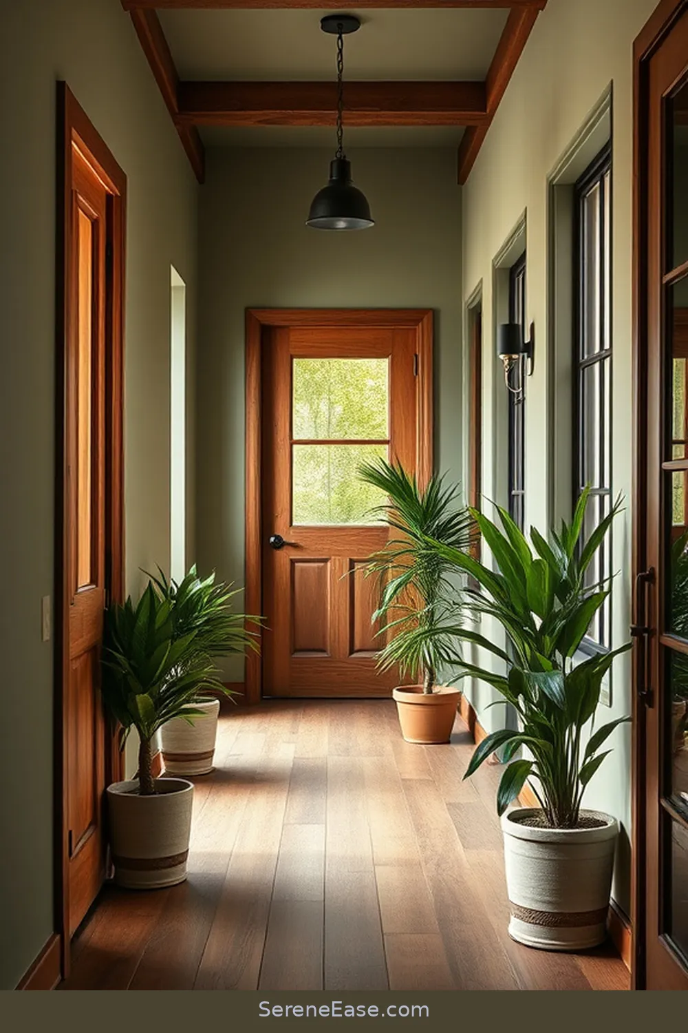 25 Ways to Incorporate Earth Tones in Modern Farmhouse Hallway Style 2 Paint Your Walls in Soft Earthy Hues for 25 Ways to Incorporate Earth Tones in Modern Farmhouse Hallway Style