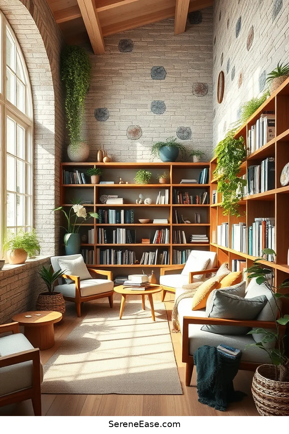 25 Ways to Incorporate Earth Tones in Scandinavian Style Libraries 12 Incorporate Stone Elements for 25 Ways to Incorporate Earth Tones in Scandinavian Style Libraries