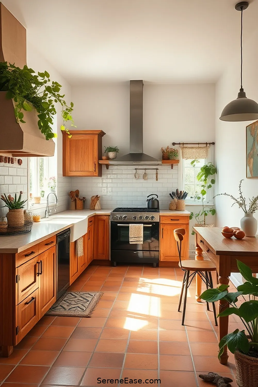 25 Ways to Incorporate Earth Tones in Your Modern Farmhouse Style Kitchen 6 Add Terracotta Tiles for 25 Ways to Incorporate Earth Tones in Your Modern Farmhouse Style Kitchen