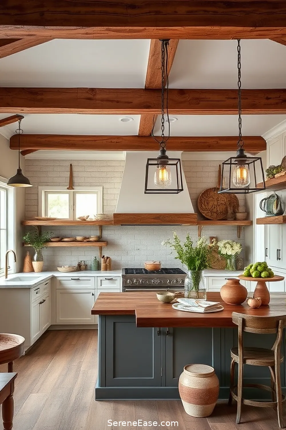 25 Ways to Incorporate Earth Tones in Your Modern Farmhouse Style Kitchen 15 Include Rustic Lighting Fixtures for 25 Ways to Incorporate Earth Tones in Your Modern Farmhouse Style Kitchen