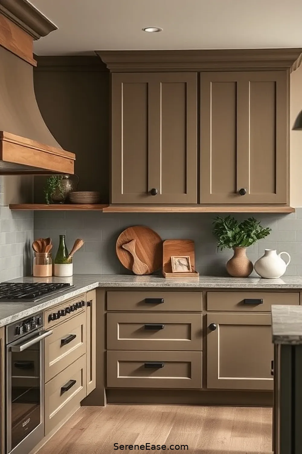 25 Ways to Incorporate Earth Tones in Your Modern Farmhouse Style Kitchen 3 Opt for Earthy Cabinet Colors for 25 Ways to Incorporate Earth Tones in Your Modern Farmhouse Style Kitchen