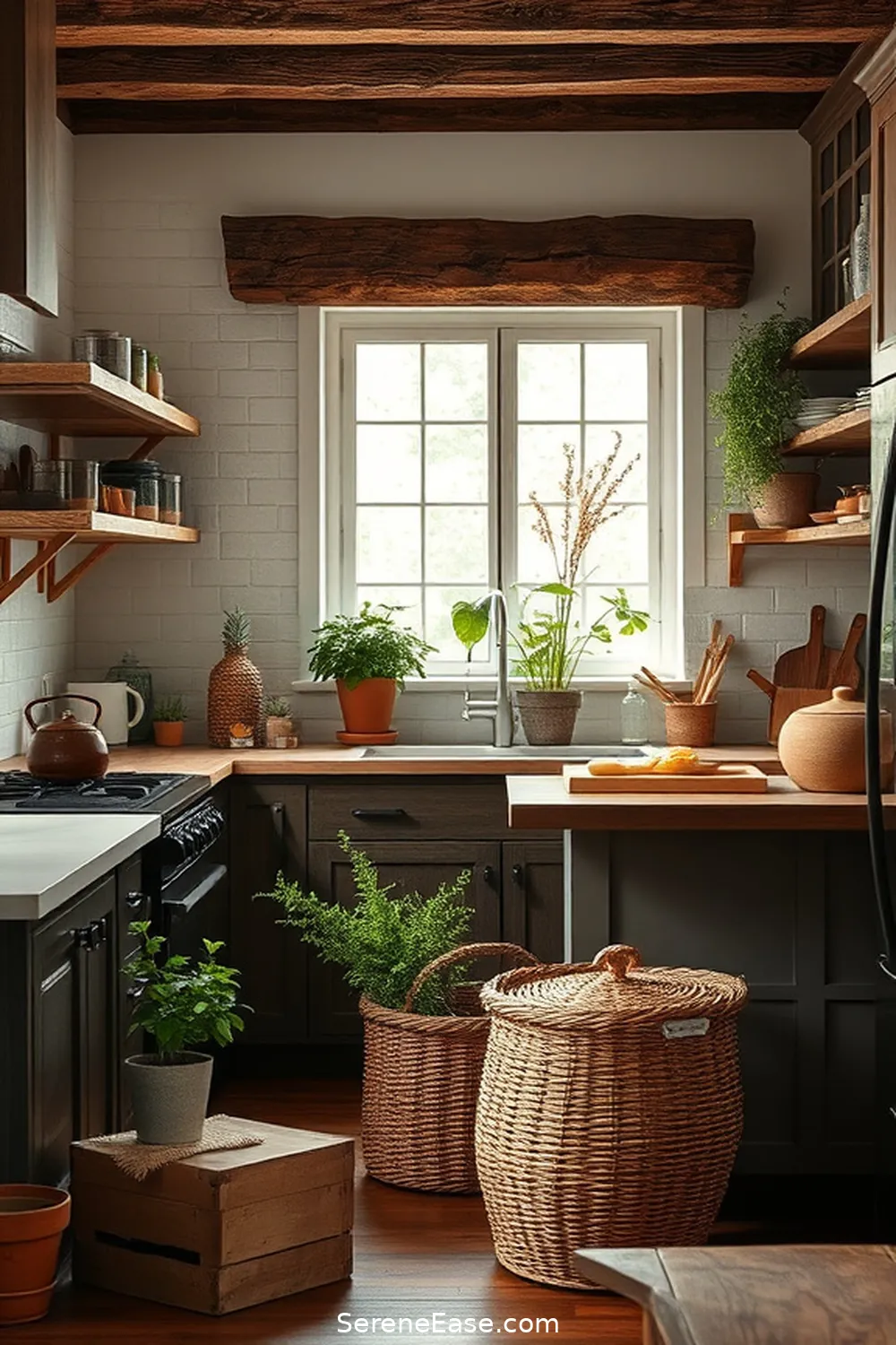 25 Ways to Incorporate Earth Tones in Your Modern Farmhouse Style Kitchen 26 Use Natural Elements in Decor for 25 Ways to Incorporate Earth Tones in Your Modern Farmhouse Style Kitchen