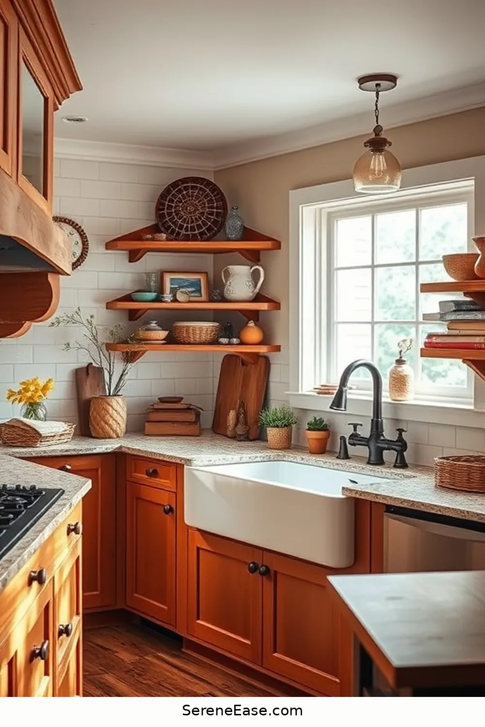 25 Ways to Incorporate Earth Tones in Your Modern Farmhouse Style Kitchen 19 Use a Farmhouse Sink for 25 Ways to Incorporate Earth Tones in Your Modern Farmhouse Style Kitchen