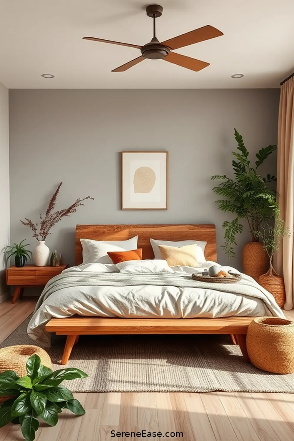25 Ways to Incorporate Earth Tones in a Minimalist Bedroom Style 16 Incorporate Nature-Inspired Decor for 25 Ways to Incorporate Earth Tones in a Minimalist Bedroom Style