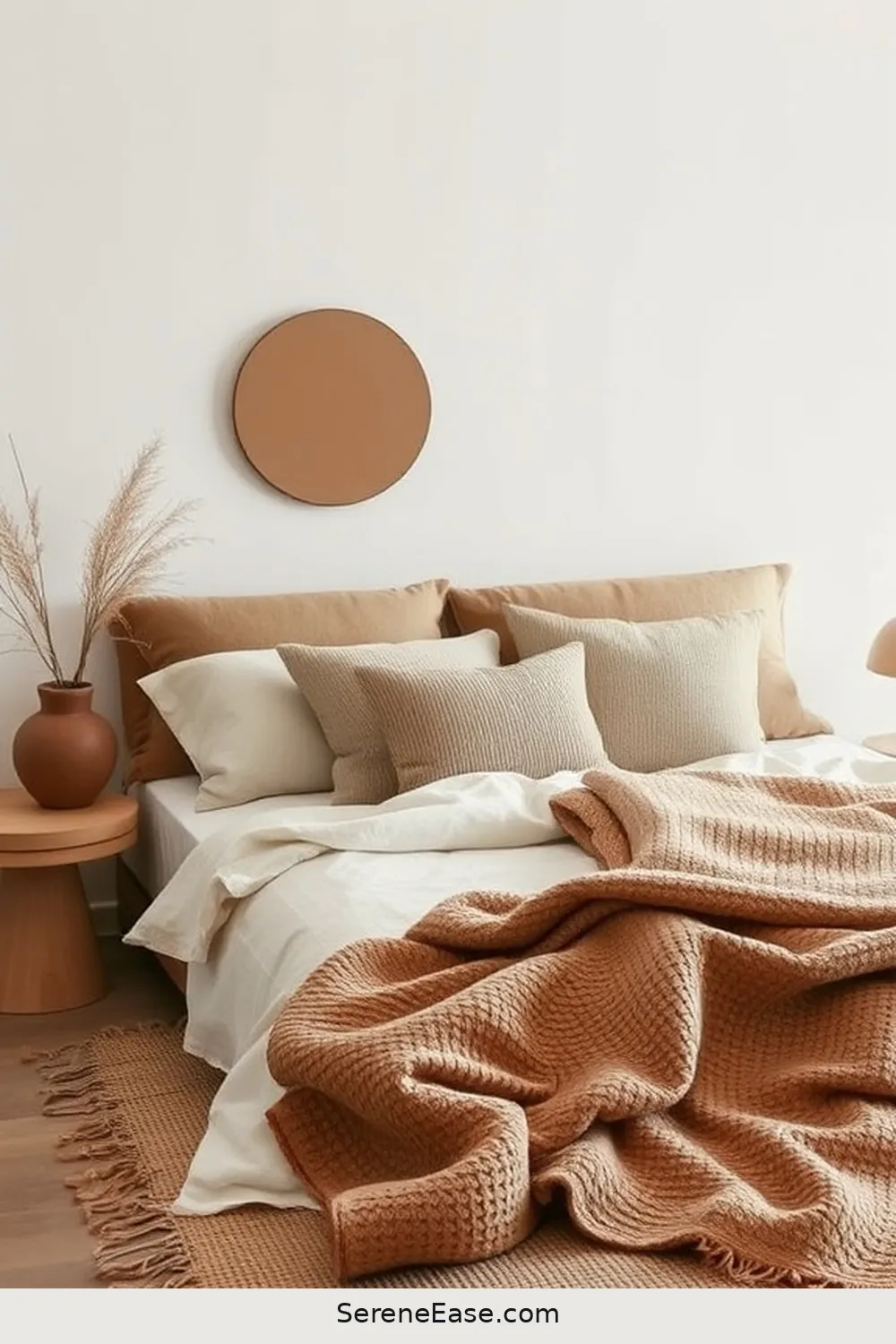 25 Ways to Incorporate Earth Tones in a Minimalist Bedroom Style 24 Utilize a Neutral Color Scheme for Accessories for 25 Ways to Incorporate Earth Tones in a Minimalist Bedroom Style