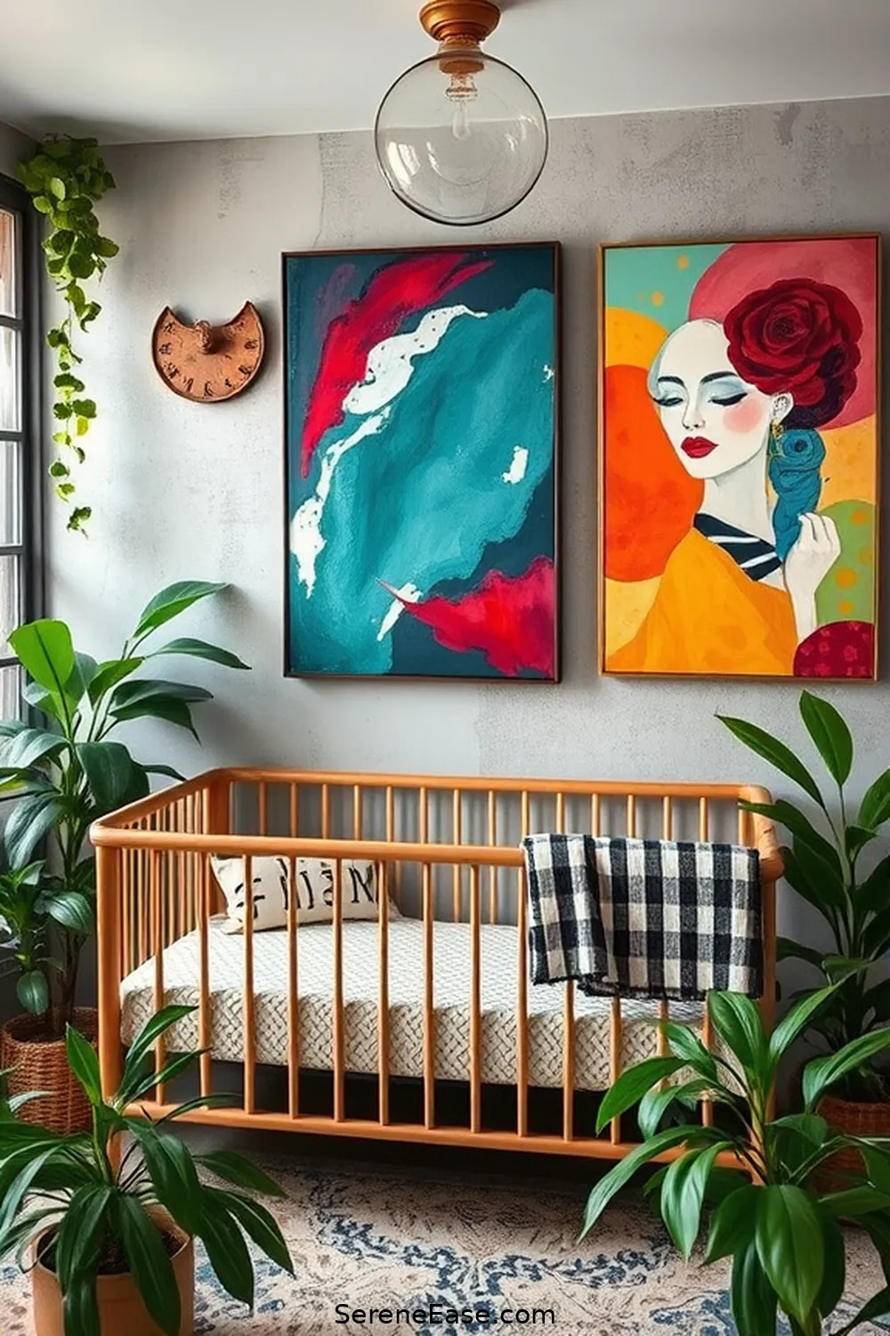25 Ways to Incorporate Jewel Tones in Industrial Nursery Style 5 Select Vibrant Artwork for 25 Ways to Incorporate Jewel Tones in Industrial Nursery Style