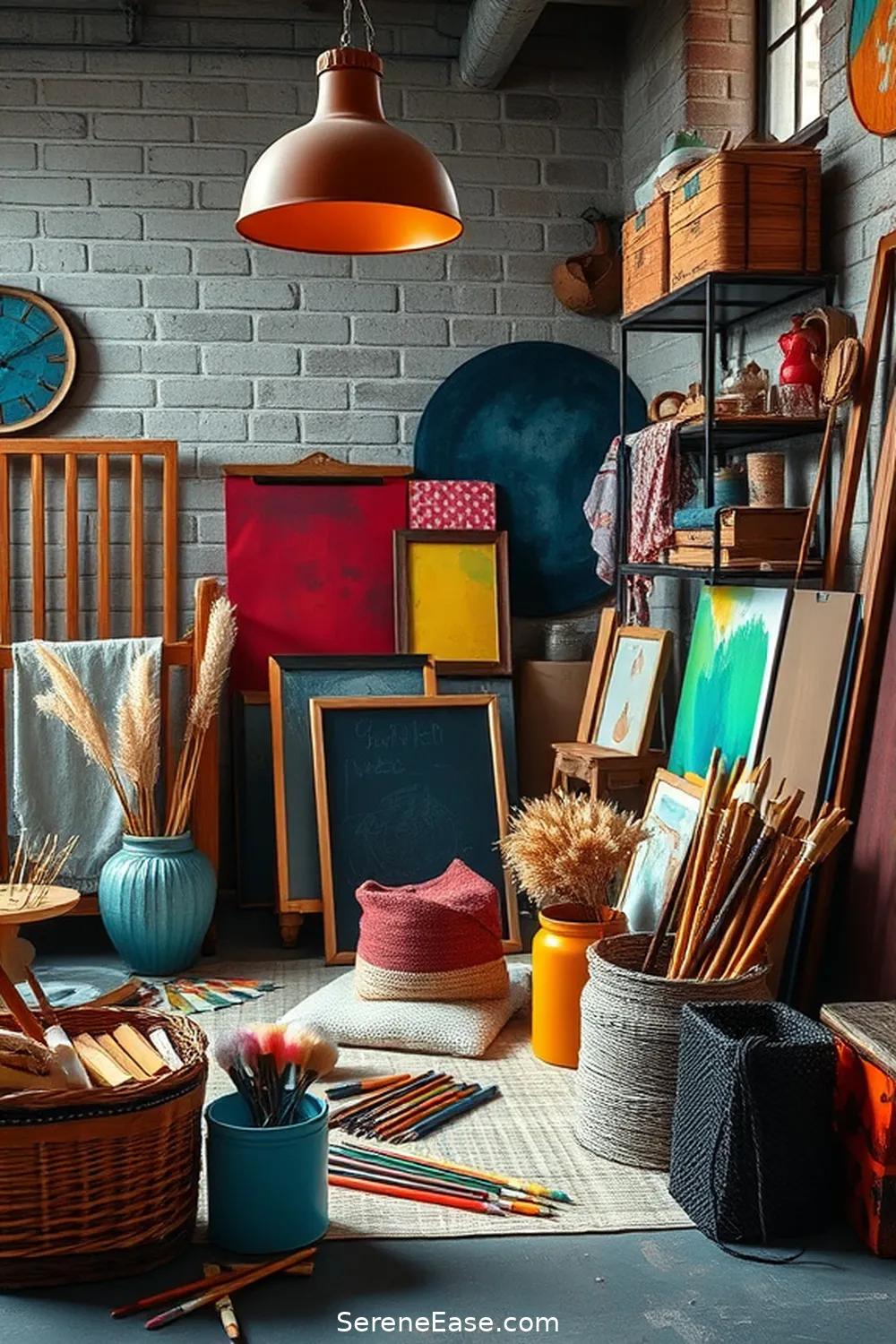 25 Ways to Incorporate Jewel Tones in Industrial Nursery Style 25 Use Colorful Art Supplies for Decor for 25 Ways to Incorporate Jewel Tones in Industrial Nursery Style