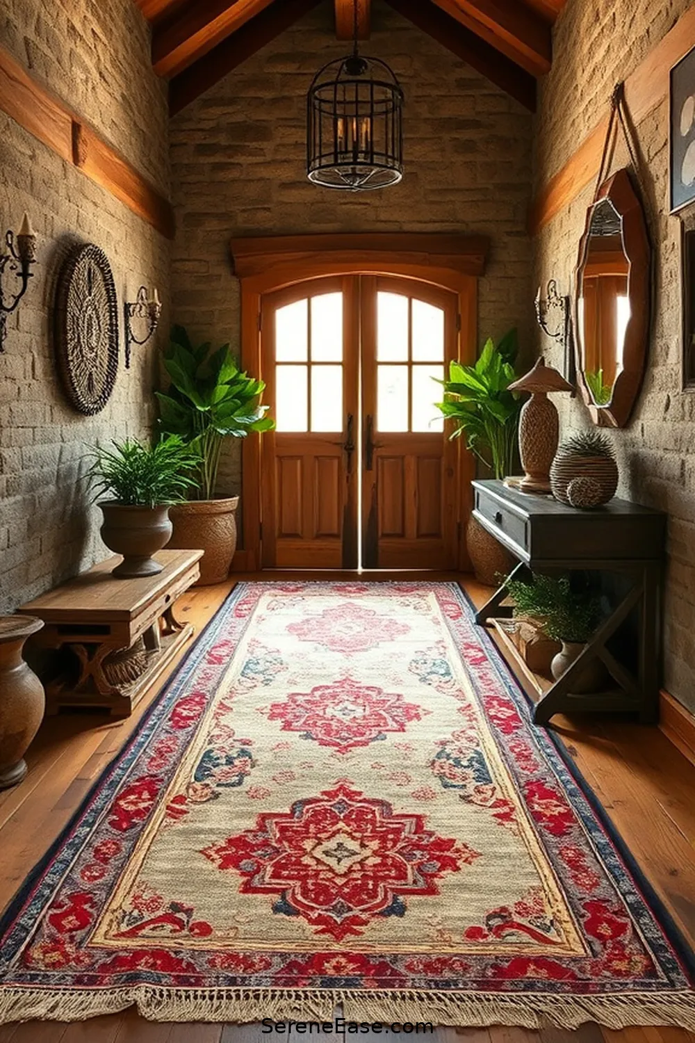 25 Ways to Incorporate Metallic Accents in a Rustic Entryway Style 11 Metallic Rugs to Add Texture for 25 Ways to Incorporate Metallic Accents in a Rustic Entryway Style