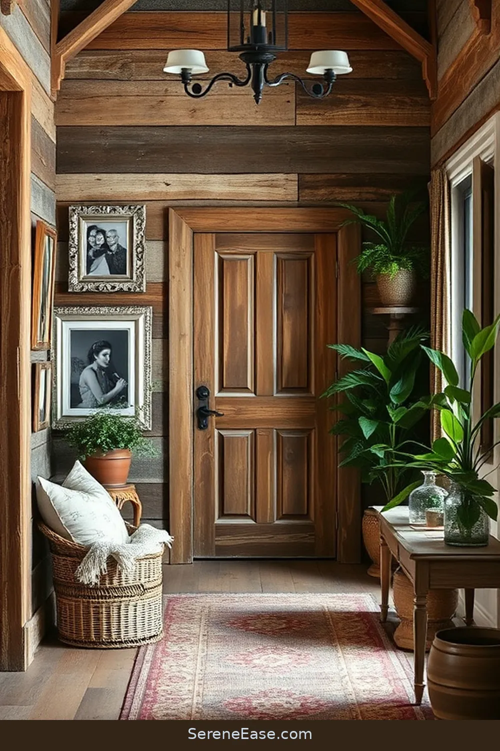 25 Ways to Incorporate Metallic Accents in a Rustic Entryway Style 6 Silver Picture Frames for Personal Touches for 25 Ways to Incorporate Metallic Accents in a Rustic Entryway Style