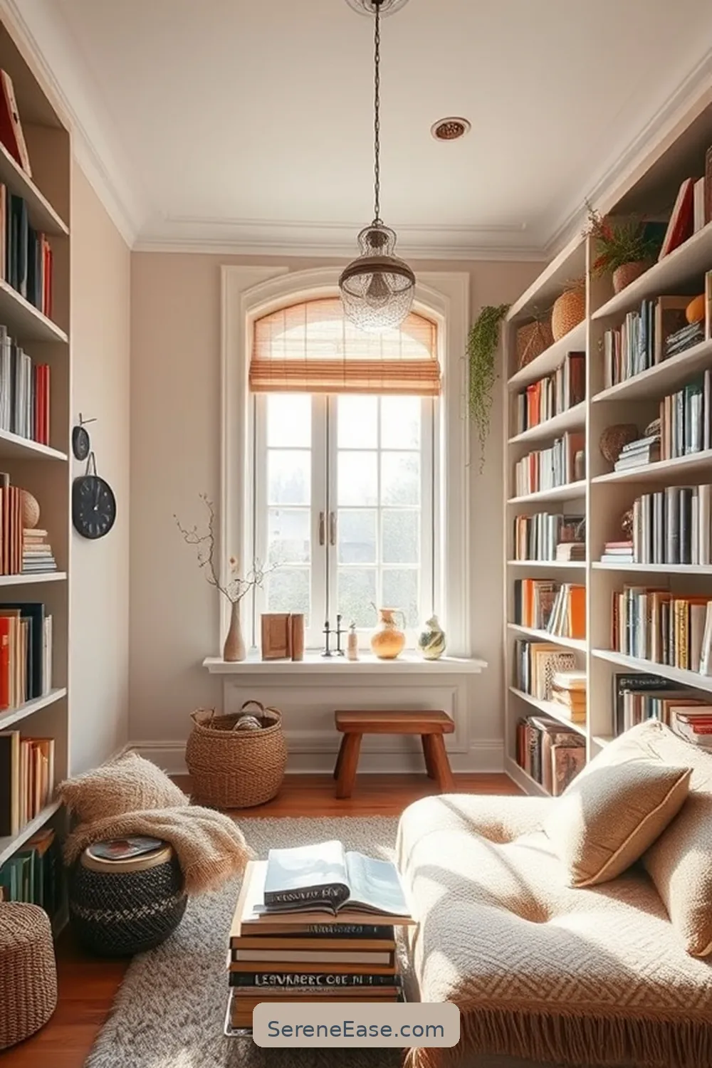 25 Ways to Incorporate Neutral Tones in a Bohemian Style Library 19 Add a Touch of Metallics for 25 Ways to Incorporate Neutral Tones in a Bohemian Style Library