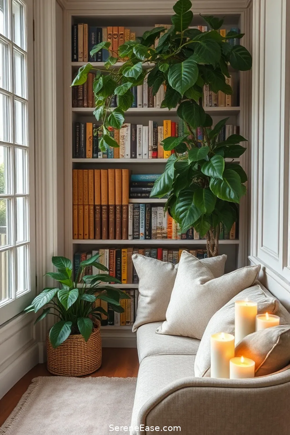 25 Ways to Incorporate Neutral Tones in a Bohemian Style Library 26 Create a Tranquil Atmosphere With Scents for 25 Ways to Incorporate Neutral Tones in a Bohemian Style Library