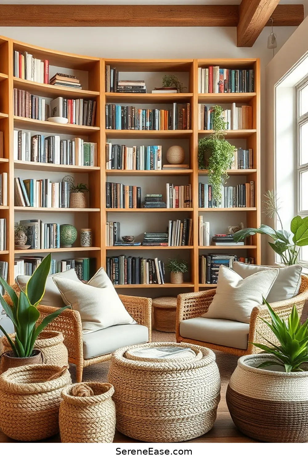 25 Ways to Incorporate Neutral Tones in a Bohemian Style Library 4 Incorporate Natural Wood Elements for 25 Ways to Incorporate Neutral Tones in a Bohemian Style Library