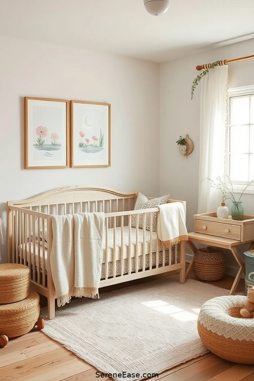 25 Ways to Incorporate Pastels Into Rustic Nursery Style 6 Add Pastel-Themed Wall Art for 25 Ways to Incorporate Pastels Into Rustic Nursery Style