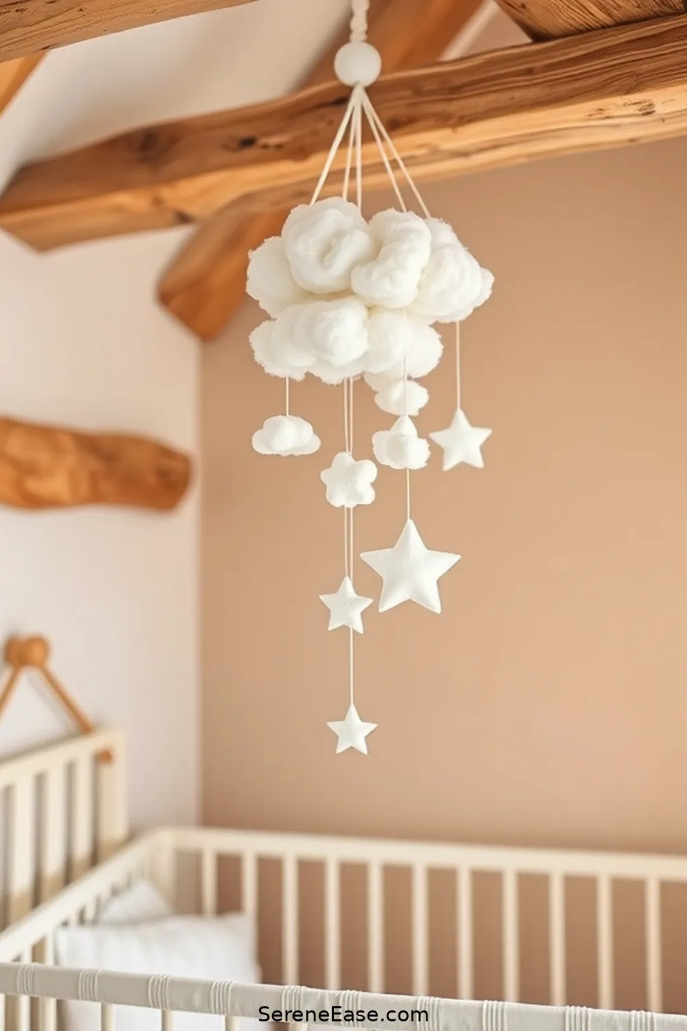 25 Ways to Incorporate Pastels Into Rustic Nursery Style 19 Create a Pastel Mobile for 25 Ways to Incorporate Pastels Into Rustic Nursery Style