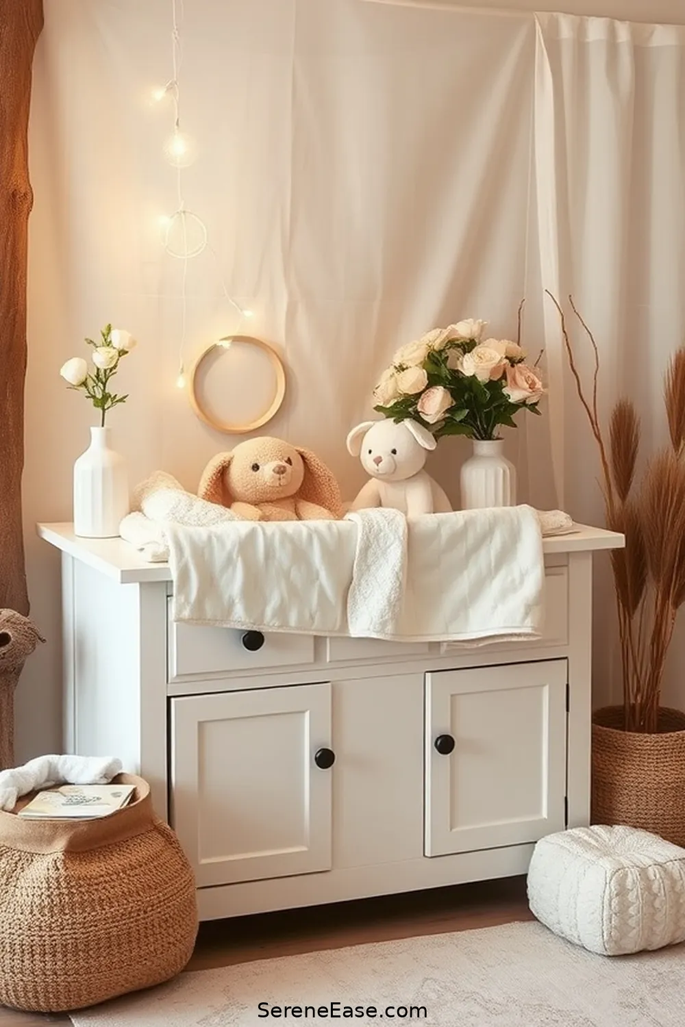 25 Ways to Incorporate Pastels Into Rustic Nursery Style 25 Include a Pastel Changing Table for 25 Ways to Incorporate Pastels Into Rustic Nursery Style