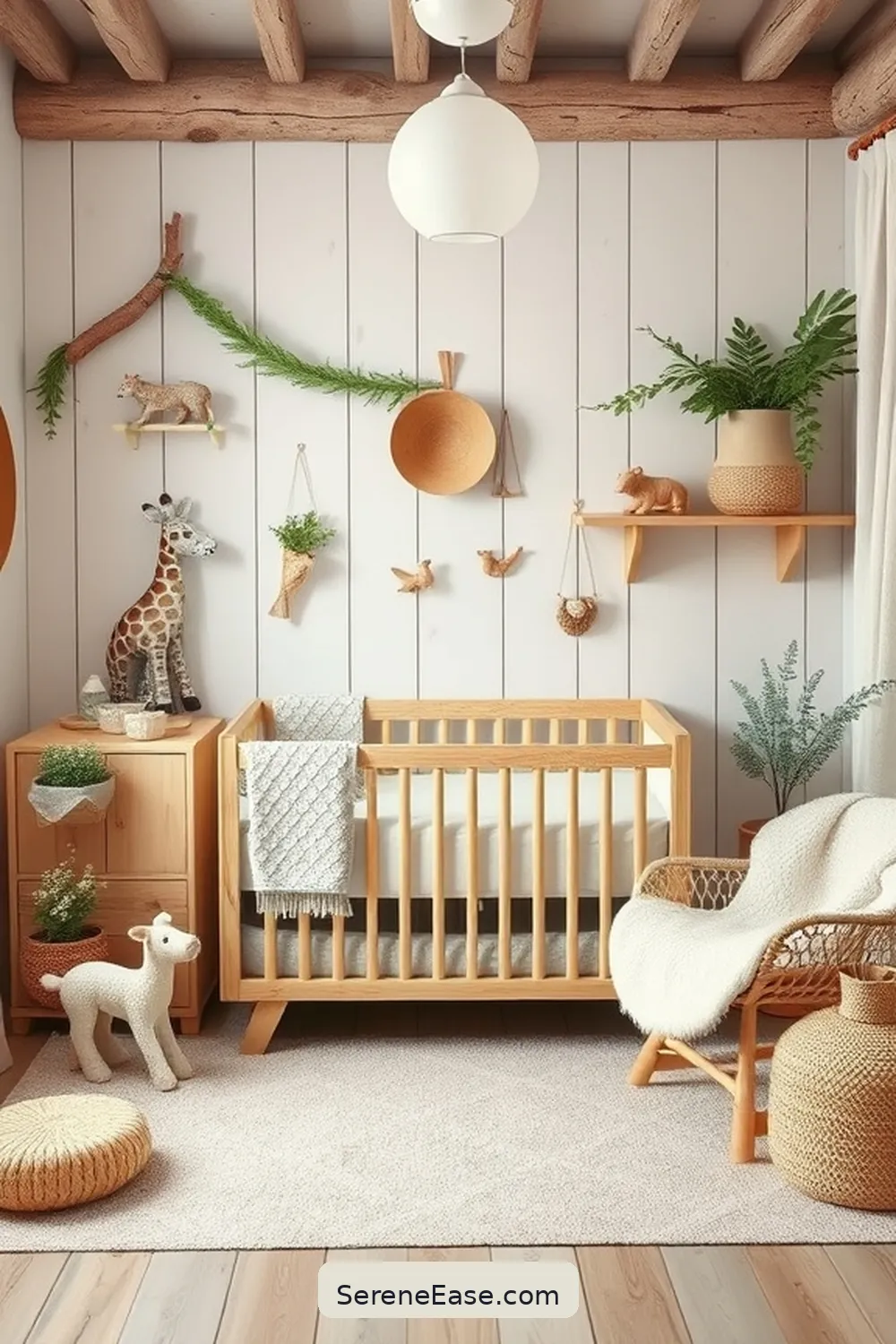 25 Ways to Incorporate Pastels Into Rustic Nursery Style 11 Incorporate Nature-Inspired Decor for 25 Ways to Incorporate Pastels Into Rustic Nursery Style