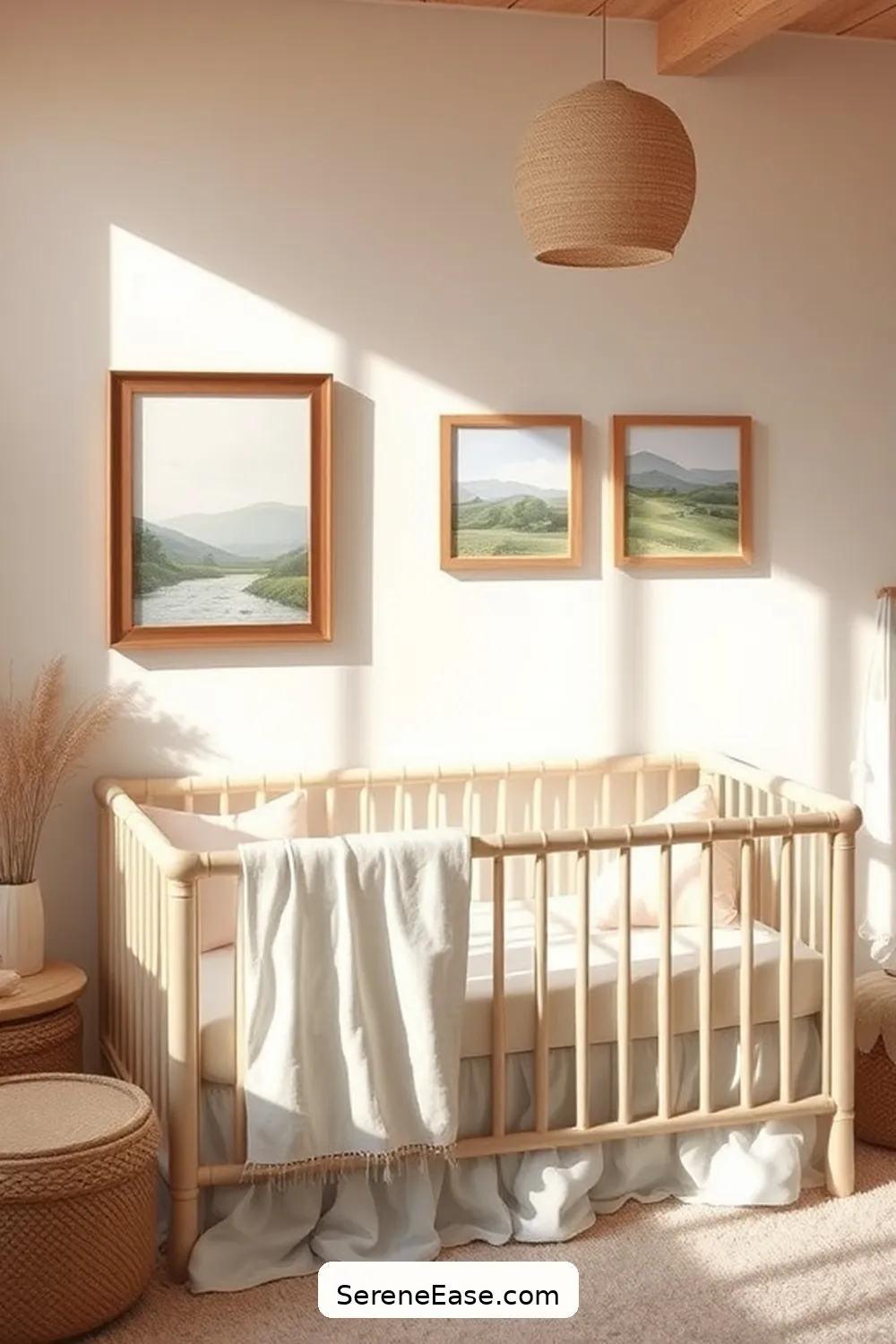 25 Ways to Incorporate Pastels Into Rustic Nursery Style 22 Incorporate Rustic Picture Frames for 25 Ways to Incorporate Pastels Into Rustic Nursery Style