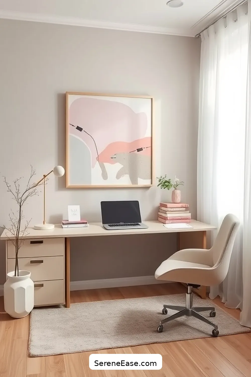 25 Ways to Incorporate Pastels in Your Minimalist Home Office Style 3 Pastel Artwork and Prints for 25 Ways to Incorporate Pastels in Your Minimalist Home Office Style