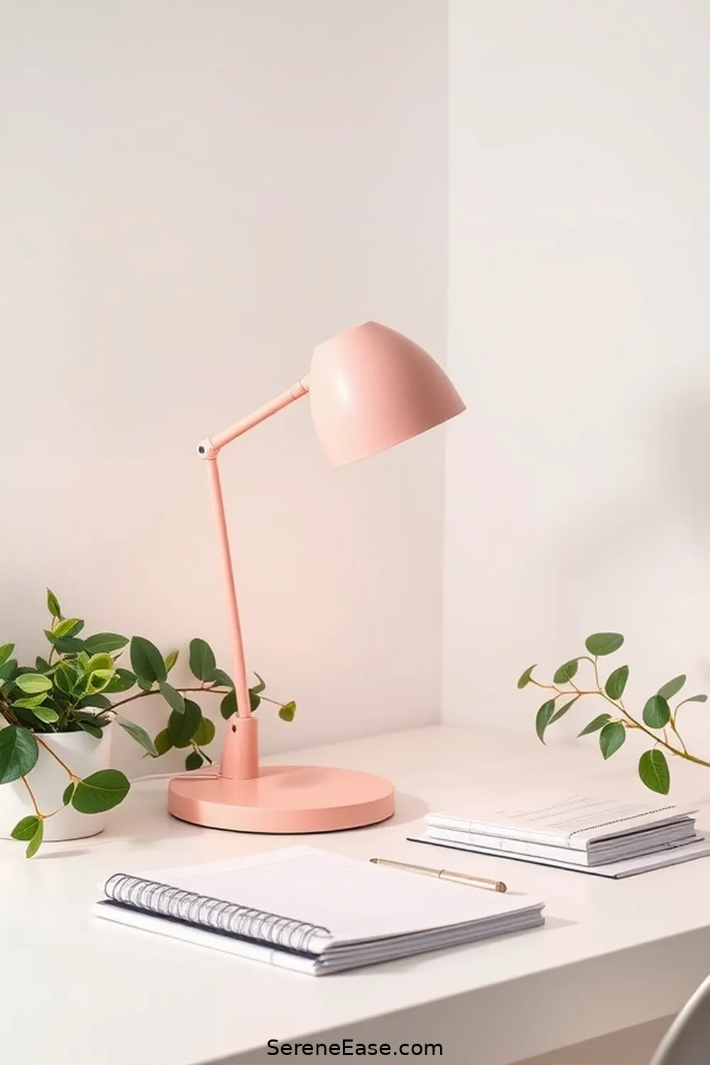 25 Ways to Incorporate Pastels in Your Minimalist Home Office Style 19 Pastel Desk Lamp for 25 Ways to Incorporate Pastels in Your Minimalist Home Office Style