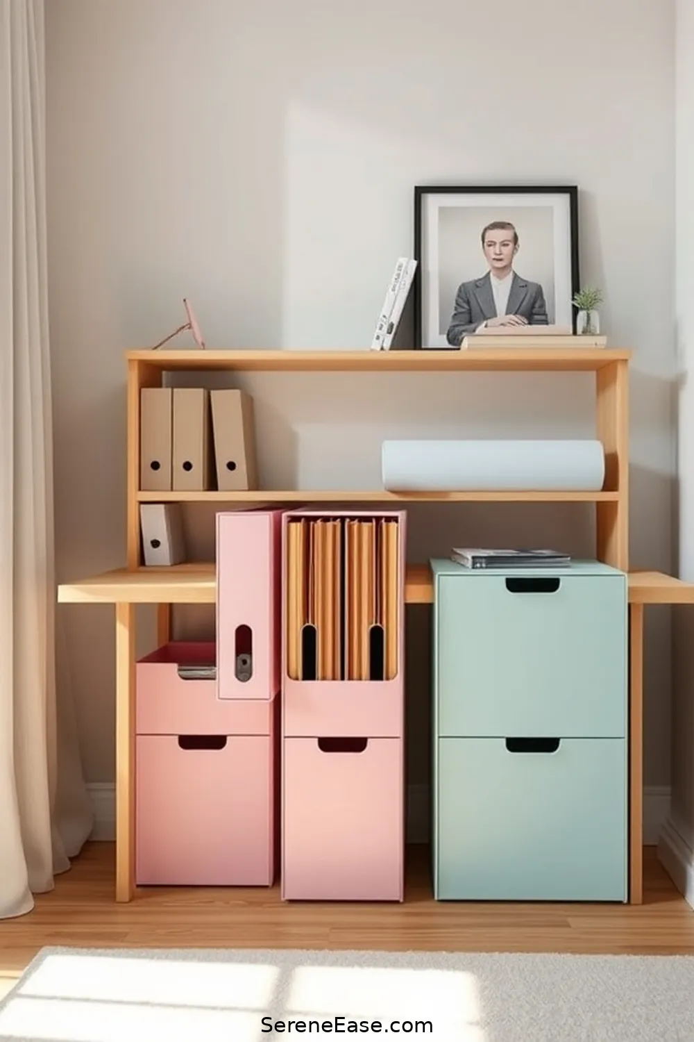 25 Ways to Incorporate Pastels in Your Minimalist Home Office Style 10 Pastel File Organizers for 25 Ways to Incorporate Pastels in Your Minimalist Home Office Style