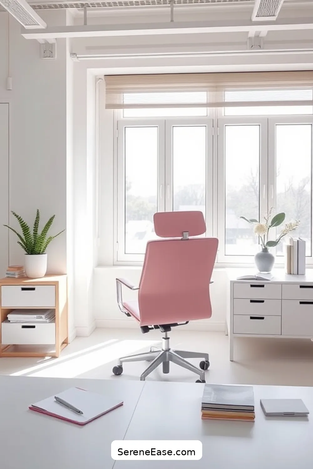25 Ways to Incorporate Pastels in Your Minimalist Home Office Style 5 Pastel Office Chair for 25 Ways to Incorporate Pastels in Your Minimalist Home Office Style