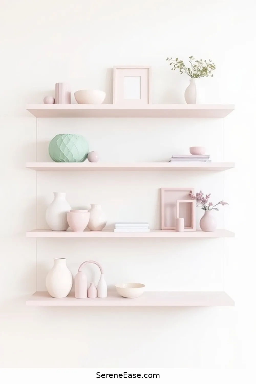 25 Ways to Incorporate Pastels in Your Minimalist Home Office Style 11 Pastel Shelves for 25 Ways to Incorporate Pastels in Your Minimalist Home Office Style