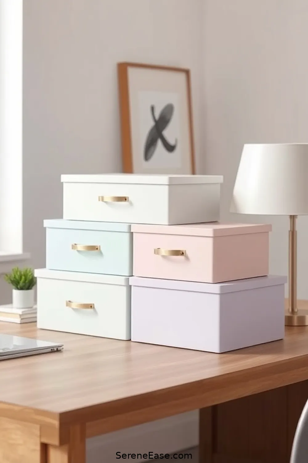 25 Ways to Incorporate Pastels in Your Minimalist Home Office Style 18 Pastel Storage Boxes for 25 Ways to Incorporate Pastels in Your Minimalist Home Office Style